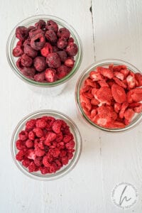  Koro  gefriergetrocknete  Erdbeeren Himbeeren  Kirschen 