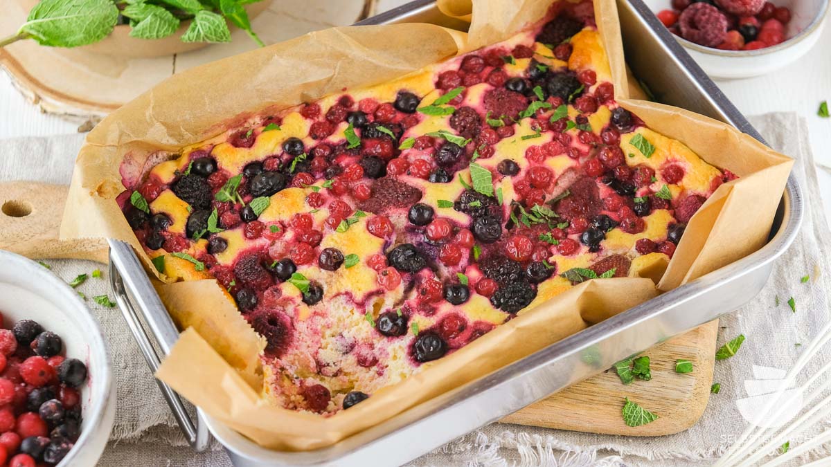 Low Carb Quarkauflauf mit Beeren